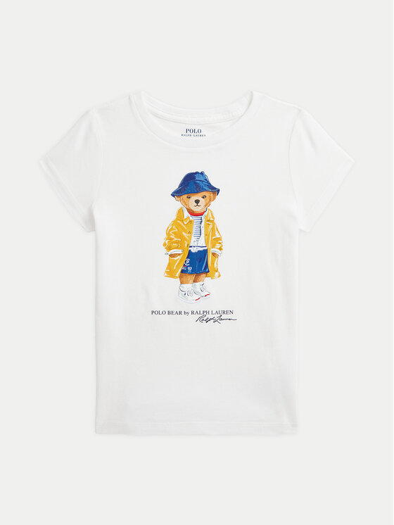 Polo Ralph Lauren Polo Ralph Lauren T-Shirt 312957377001 Bílá Regular Fit