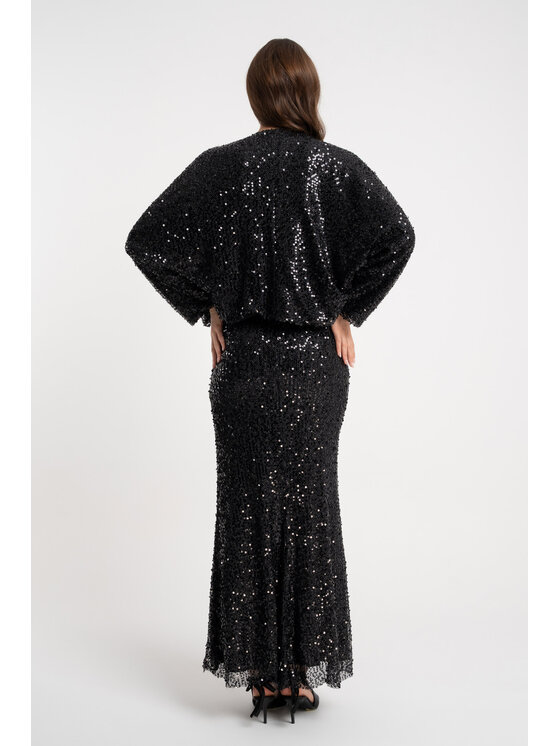 CLICK CLICK Μπόμπερ μπουφάν 71-0004 Μαύρο Regular Fit