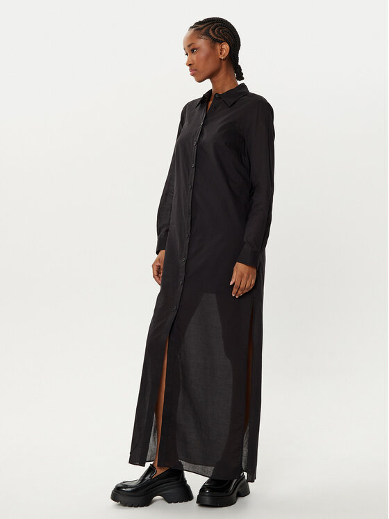 MICHAEL Michael Kors MICHAEL Michael Kors Hemdkleid MR5829W4YJ Schwarz Regular Fit