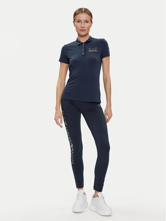 EA7 Emporio Armani EA7 Emporio Armani Sportske kratke hlače 3DTS51 TJTXZ 1555 Tamnoplava Regular Fit