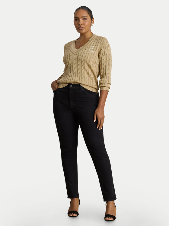 LAUREN RALPH LAUREN LAUREN RALPH LAUREN Megztinis Meren 200888795013 Smėlio Regular Fit