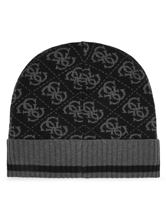 Guess Guess Šalles un cepures komplekts GFBOXM P6102 Melns