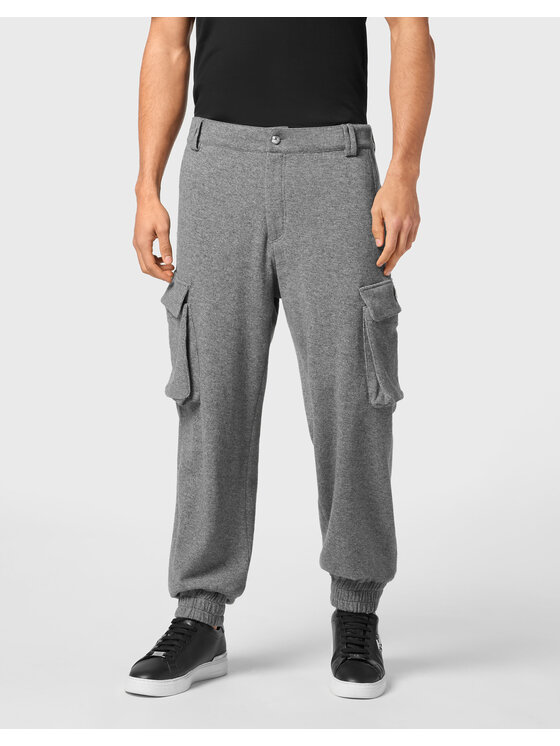 PHILIPP PLEIN PHILIPP PLEIN Spodnie cargo 23023 Beżowy Cargo Fit