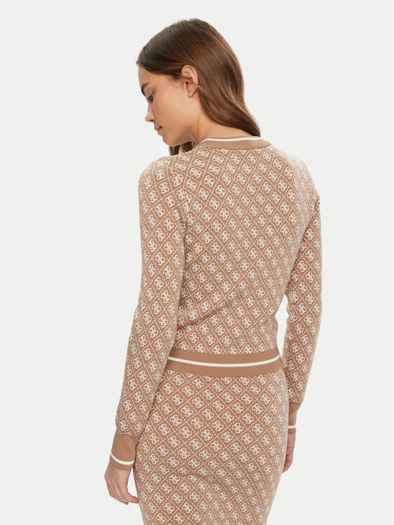 Guess Guess Svetr W4BR21 Z37K0 Béžová Regular Fit