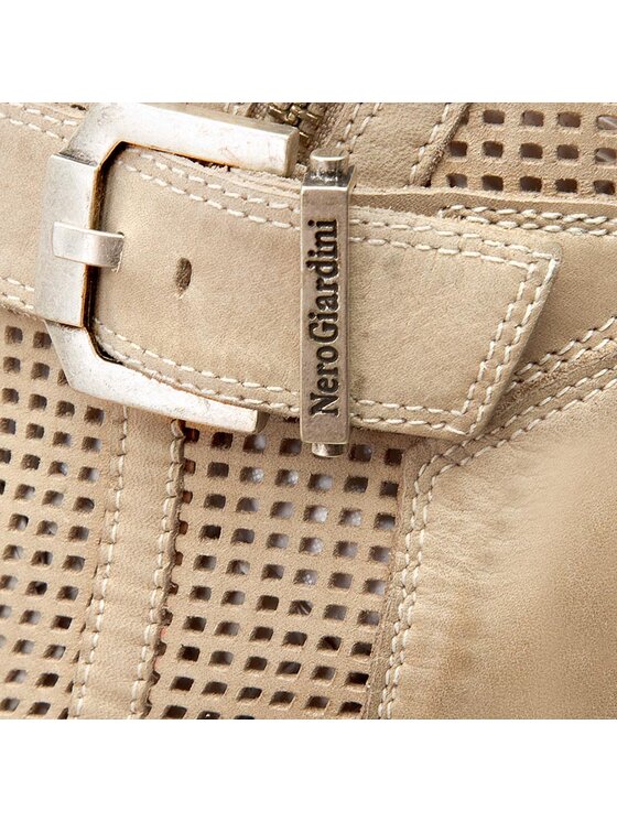 Bottines nero giardini beige sale