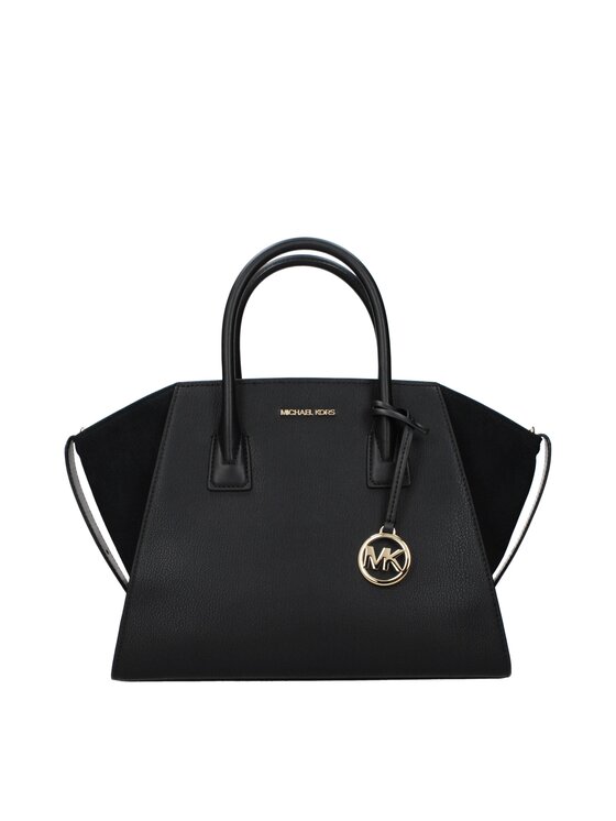 Michael Kors Michael Kors Torebka Black Leather Hand Czarny