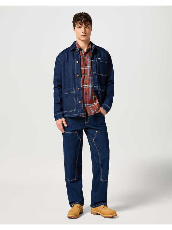 Lee Lee Koszula NON FRAYED PLAID SHIRT Kolorowy Regular Fit