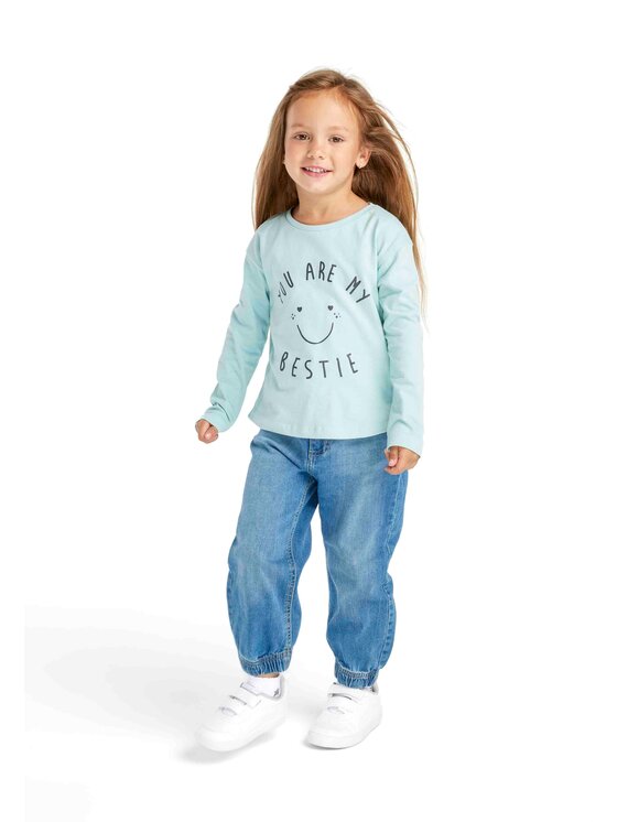 minoti minoti Longsleeve 16tee 20 Zielony Regular Fit