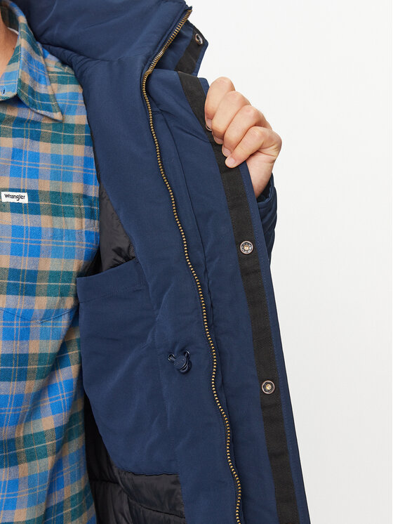 Wrangler Wrangler Giubbotto invernale Bodyguard 112341013 Blu scuro Regular Fit
