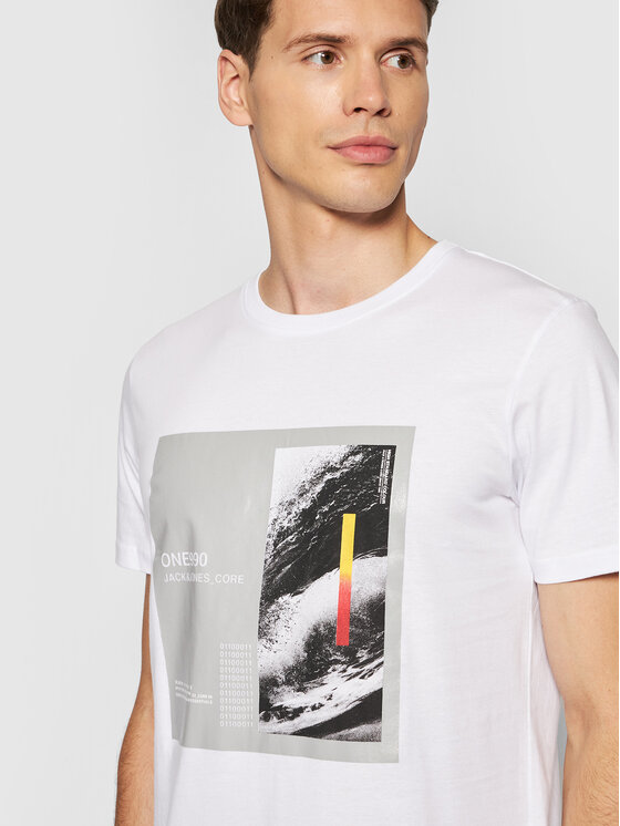 T-shirt Rack 12198281 Bianco Regular Fit