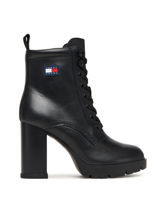 Tommy Jeans Tommy Jeans Ghete Tjw Lace Up EN0EN02832 Negru