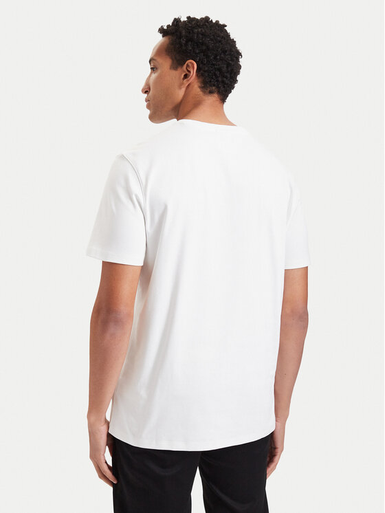 Calvin Klein Calvin Klein T-Shirt Interlock LV04LH804G Λευκό Regular Fit