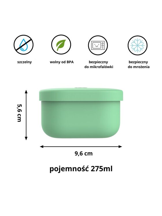 Omie Omie Pojemnik na żywność OmieSnack Zielony