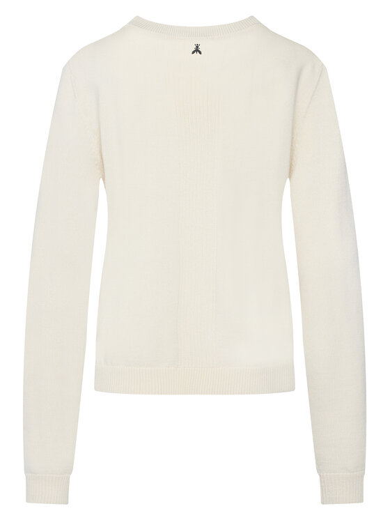 Patrizia Pepe Patrizia Pepe Pulover 2K0363/KM36-W405 Écru Regular Fit