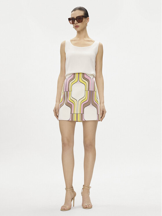 Marella Marella Fustă trapez Driade 2413101013 Colorat Regular Fit