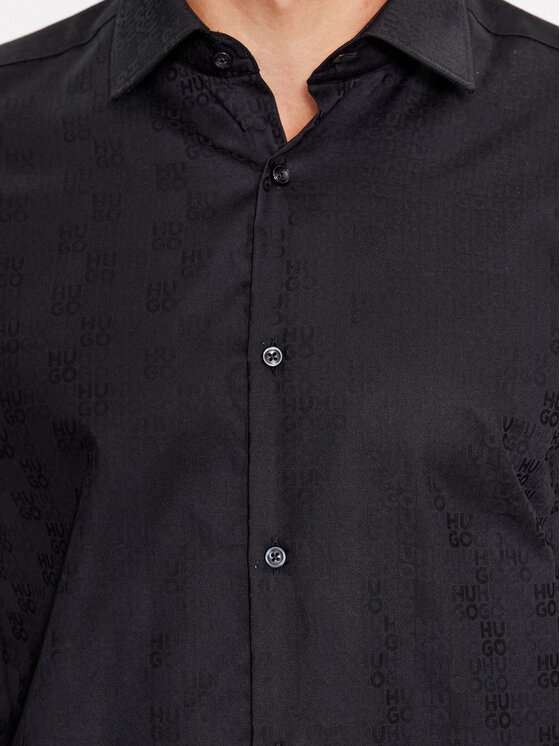 HUGO Hugo Сорочка Kenno 50500965 Чорний Slim Fit