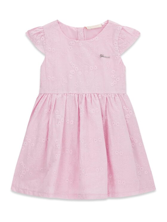 Guess Kids Guess Kids Vestito da giorno 181804 Rosa Classic Fit