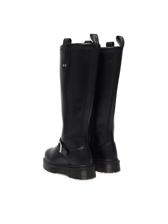 Dr. Martens Dr. Martens Ботуши ANISTONE KNEE HIGH ORLEANS  DM42669001 Черен
