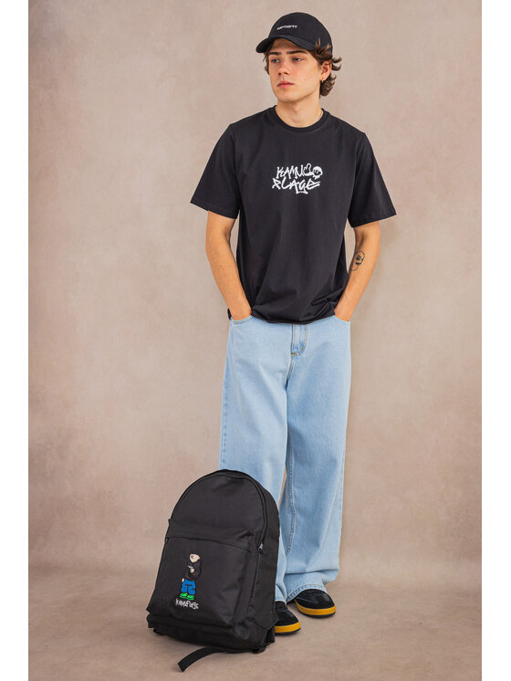 Kamuflage Kamuflage T-Shirt Blurry Czarny Comfortable Fit