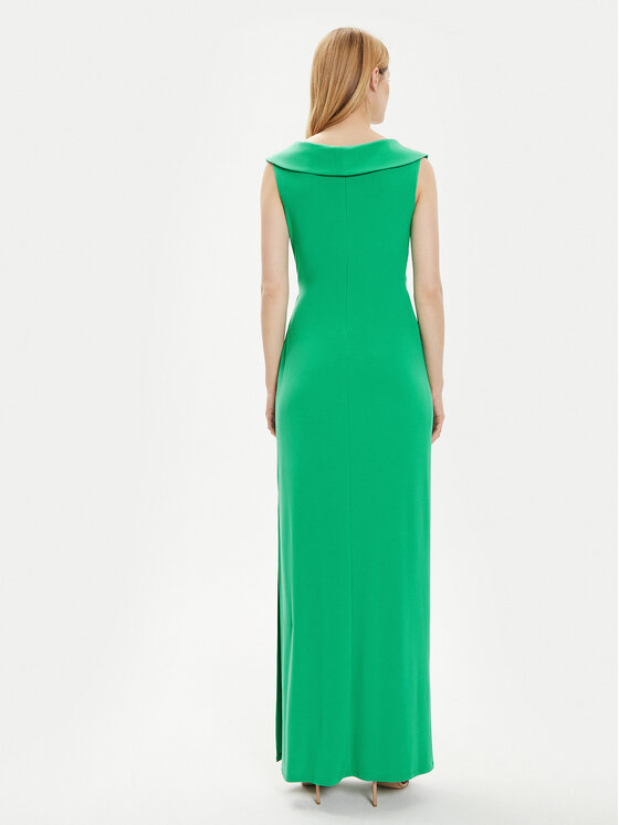 Joseph Ribkoff Joseph Ribkoff Sukienka wieczorowa 241711 Zielony Slim Fit