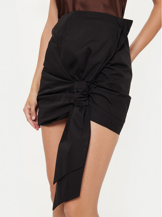ViCOLO ViCOLO Fustă mini TB2723 Negru Slim Fit