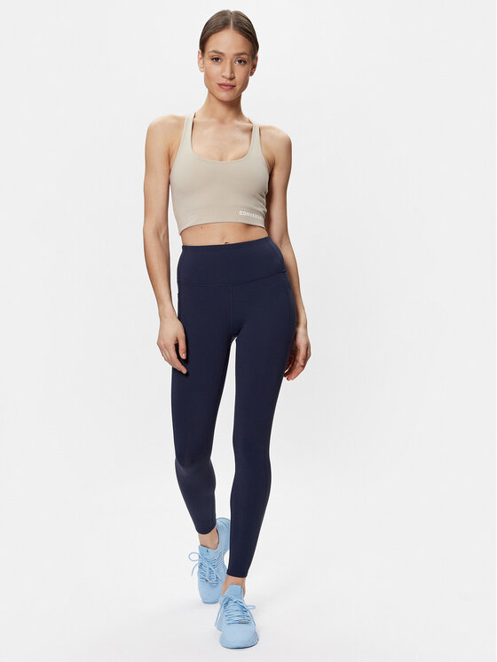 Skechers Skechers Legginsy GoFlex W03LG30B Granatowy Slim Fit