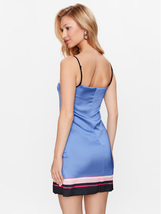Versace Jeans Couture Versace Jeans Couture Vasarinė suknelė 74HAO936 Mėlyna Regular Fit