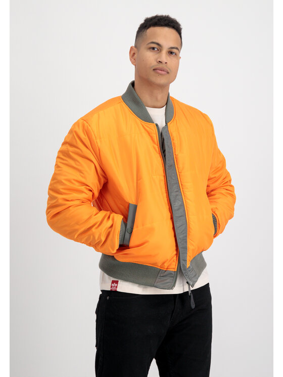 Alpha Industries Alpha Industries Kurtka bomber MA-1 VF Fighter Squadron Bomber Jacket Zielony Slim Fit