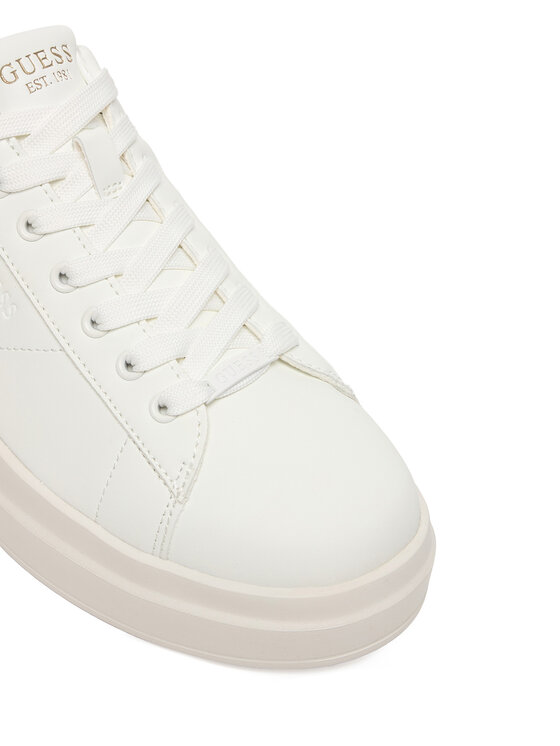 Guess Guess Sneakersy FLPE11 LEA12 Biela