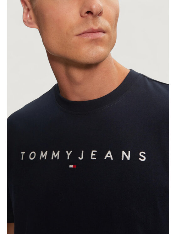 Tommy Jeans Tommy Jeans T-särk TJM REG LINEAR LOGO Sinine Casual Fit