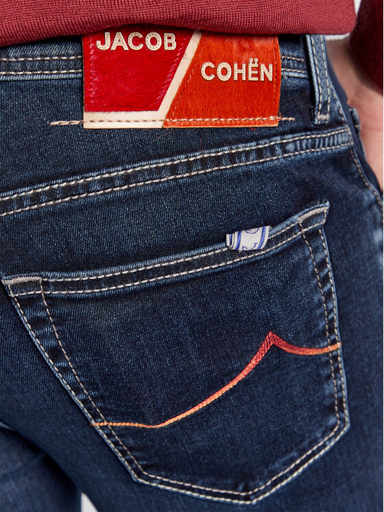 Jacob Cohën Jacob Cohën Jeans hlače Nick U Q E06 32 S 3624 Mornarsko modra Slim Fit
