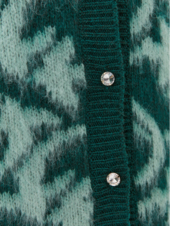 PINKO Pinko Strickjacke Iguana 101712 A14L Grün Regular Fit