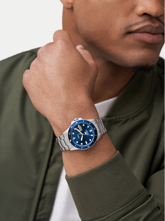 Fossil Fossil Часовник Blue FS6029 Сребрист