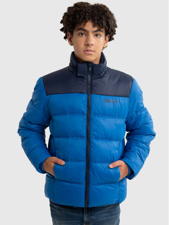 BIG STAR BIG STAR Kurtka przejściowa DAKOTN_401_130 Niebieski Basic Fit