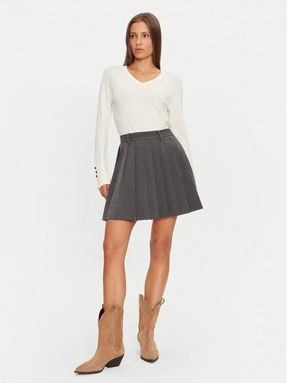 Brave Soul Brave Soul Pulover LK-248IVYA Écru Regular Fit