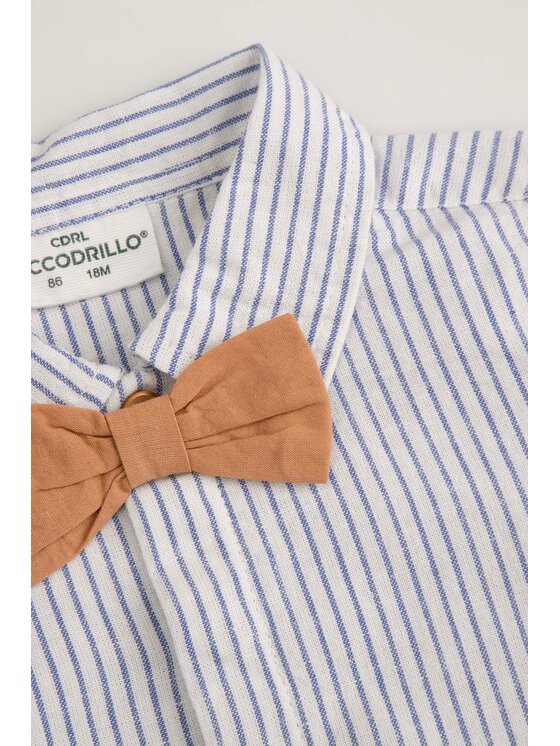 Coccodrillo Coccodrillo Body dziecięce WC6112901EBB-014 Niebieski Regular Fit