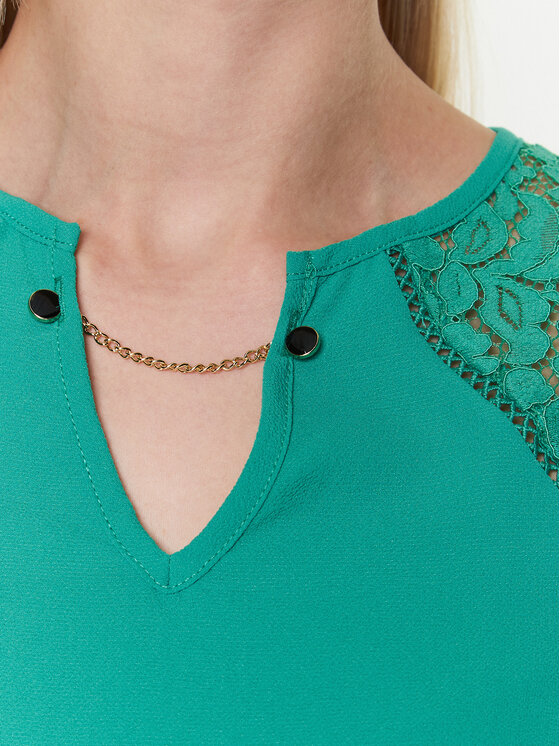 NAF NAF NAF NAF Тишърт Ojasper XENT113 Зелен Regular Fit