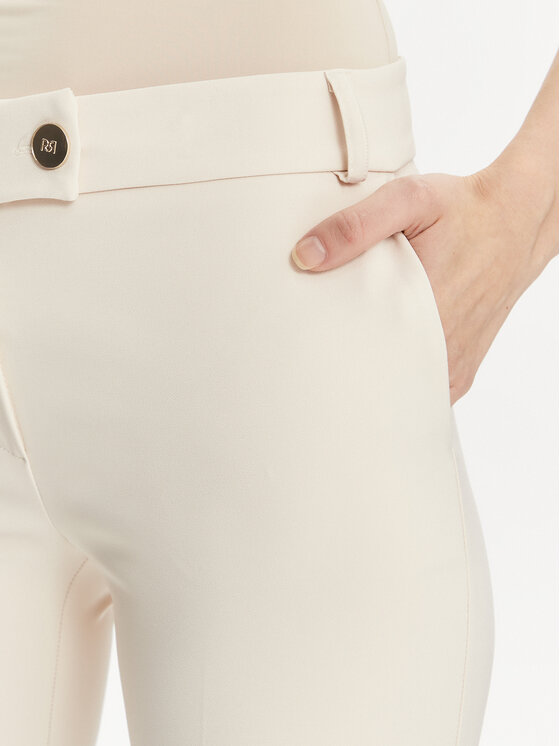 Rinascimento Rinascimento Текстилни панталони CFC0117747003 Бежов Regular Fit