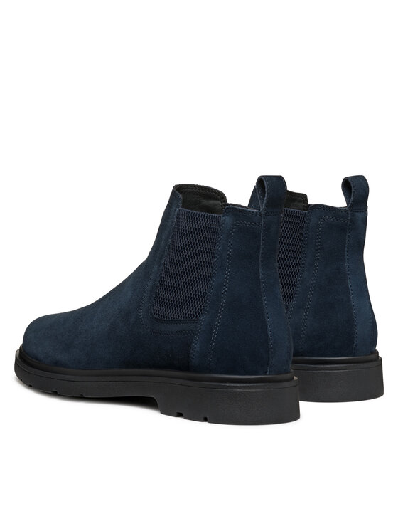 Geox Geox Kotníková obuv s elastickým prvkem U Spherica Ec1 U36D1C 00022 C4002 Tmavomodrá
