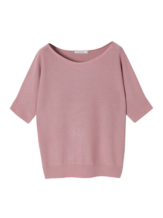 TATUUM Tatuum Sweter SIMONIS Różowy Oversize