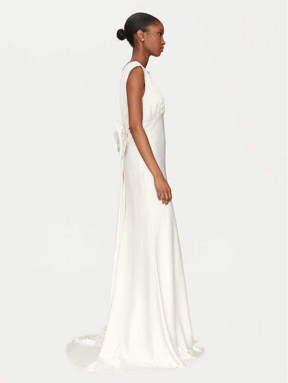 YAS YAS Вечірня сукня Dottea 26036356 Білий Regular Fit