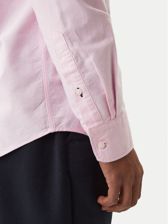 Tommy Hilfiger Tommy Hilfiger Koszula Solid Heritage MW0MW35774 Różowy Regular Fit