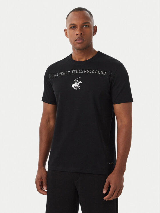 Beverly Hills Polo Club Tricou M1543 Negru Regular Fit