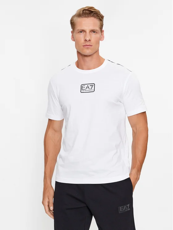 EA7 Emporio Armani T-Shirt 6RPT05 PJ02Z 1100 Weiß Regular Fit