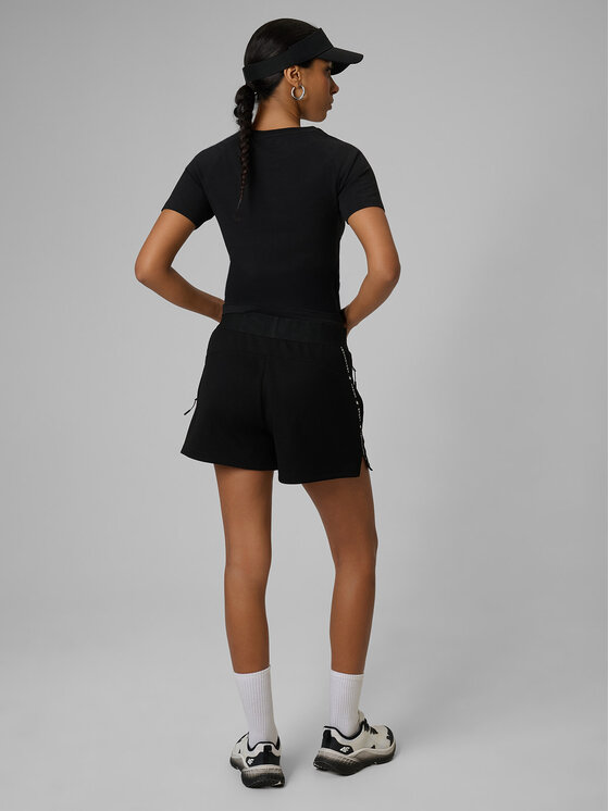 4F 4F Szorty sportowe COZY Czarny Slim Fit