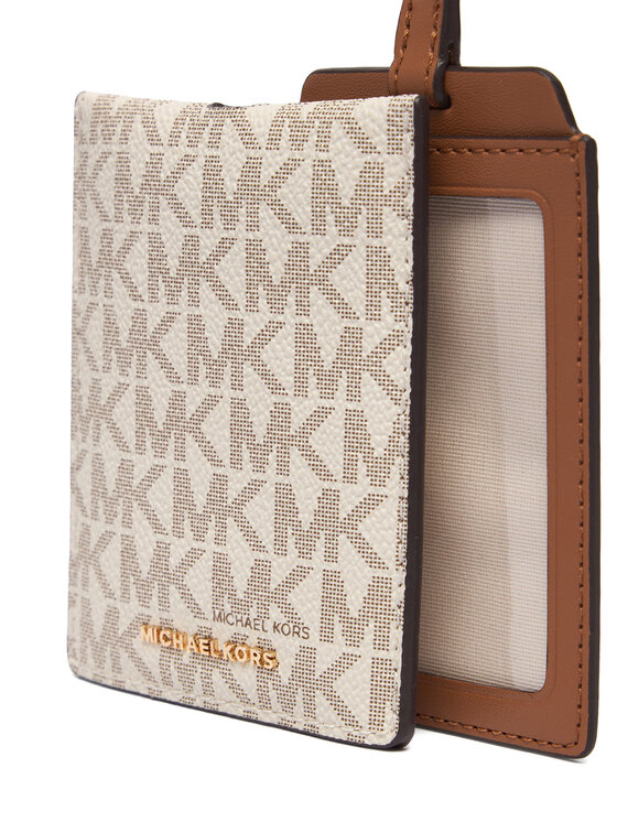 MICHAEL Michael Kors MICHAEL Michael Kors Identyfikator do bagażu 32F5GJ6N1B Kremowy