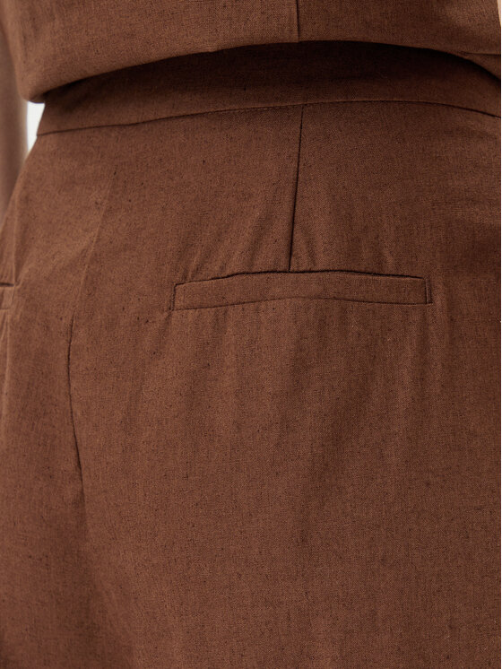 Barbour Barbour Hlače iz tkanine Barbour Lucy LTR0384BR53 Rjava Regular Fit