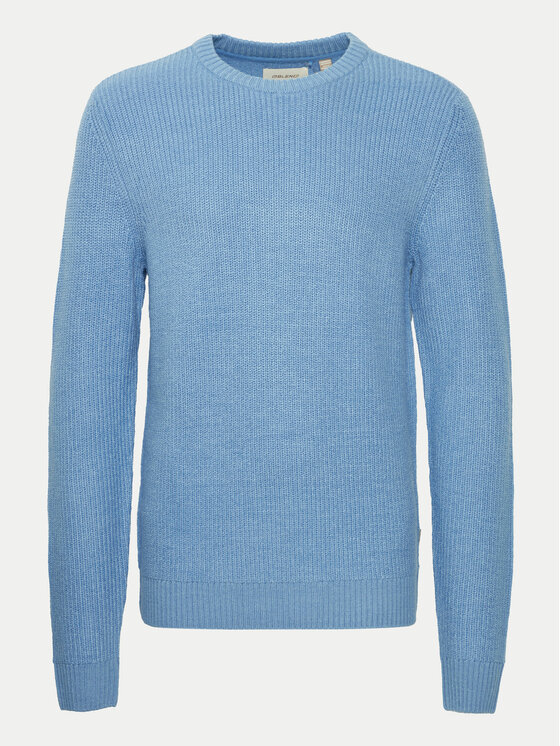 Blend Blend Sweter 20717277 Błękitny Regular Fit