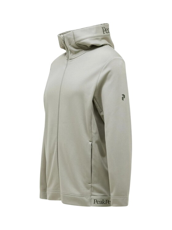 Peak Performance Peak Performance Bluza Rider Tech Zip Hood Zielony Standard Fit