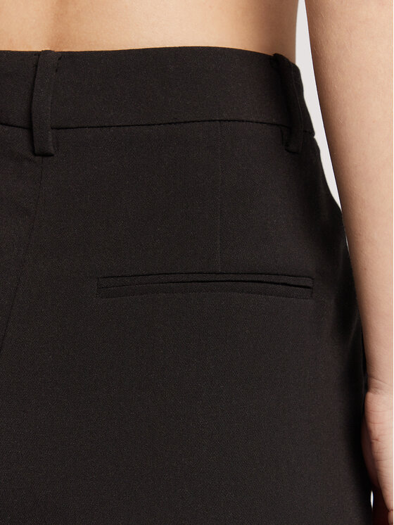 Bruuns Bazaar Bruuns Bazaar Παντελόνι υφασμάτινο Cindysus BBW2595 Μαύρο Slim Fit